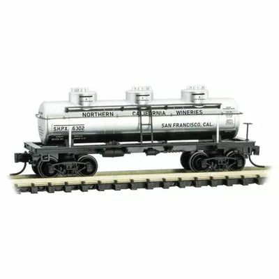 Micro-Trains, N Scale, 06600150, 3 Dome Tank Car, Grape to Glass Series, Car 11