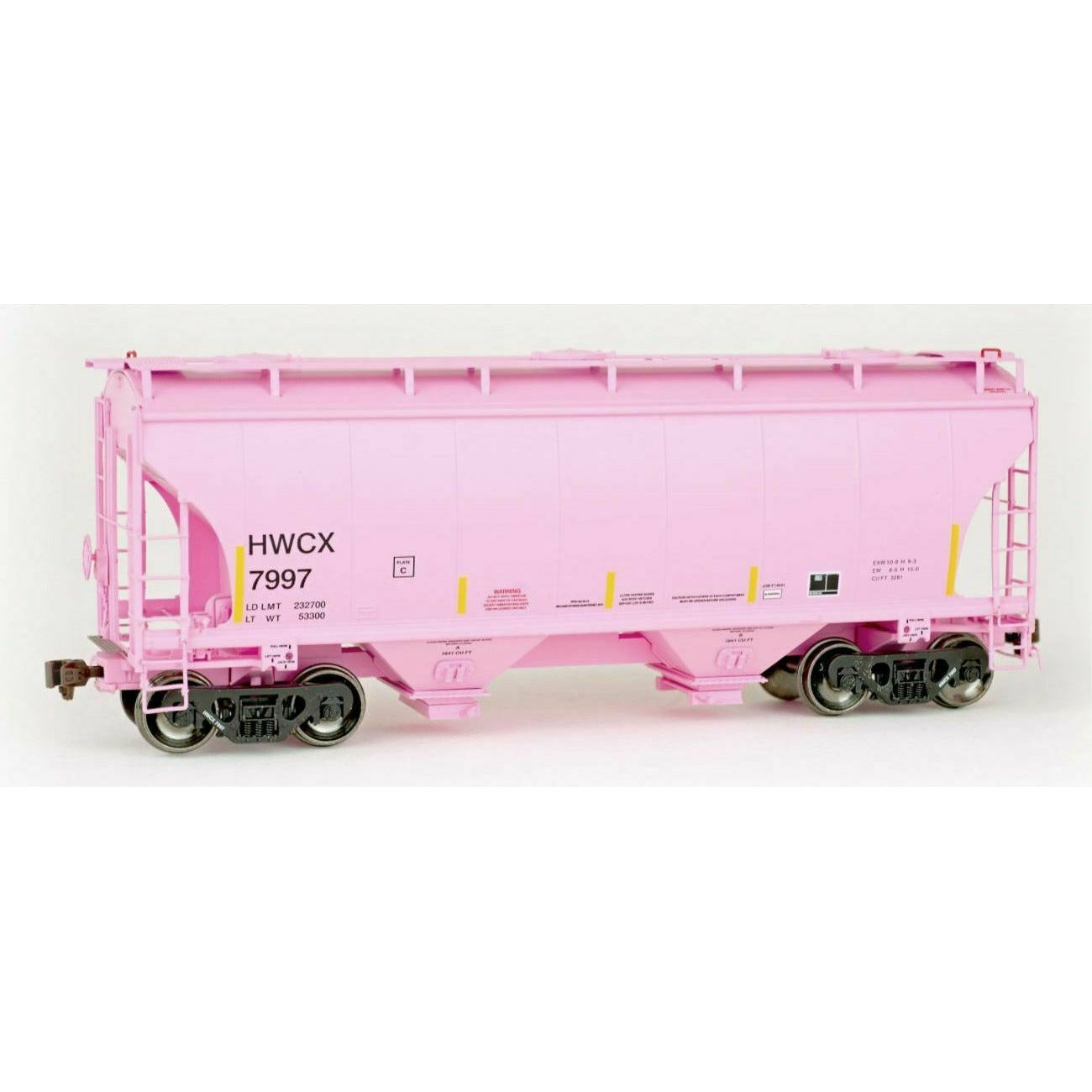 American Limited, HO Scale, 2030, Trinity 3281 2-Bay Covered Hopper, Halliburton, #7997