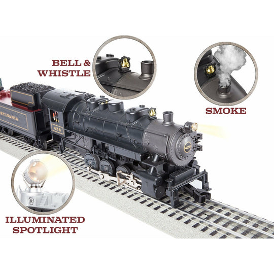 Lionel, O Scale, 2123200, LionChief, Pennsylvania Keystone Set With Bluetooth 5.0 And VSR