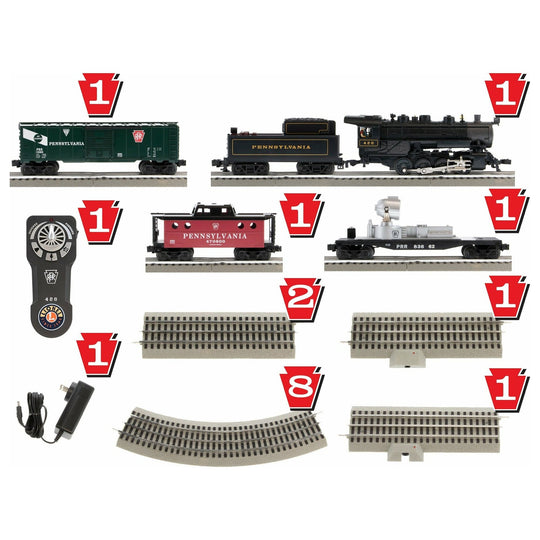 Lionel, O Scale, 2123200, LionChief, Pennsylvania Keystone Set With Bluetooth 5.0 And VSR