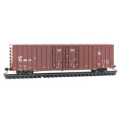 Micro-Trains, N Scale, 993 02 150, 60' Rib Side High-Cube Double Plug Box Car, Union Pacific (3-Pack)