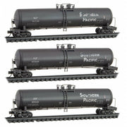Micro-Trains, N Scale, 99305870, 56' General Service Tank Car, Southern Pacific, (Weathered 3-Pack)
