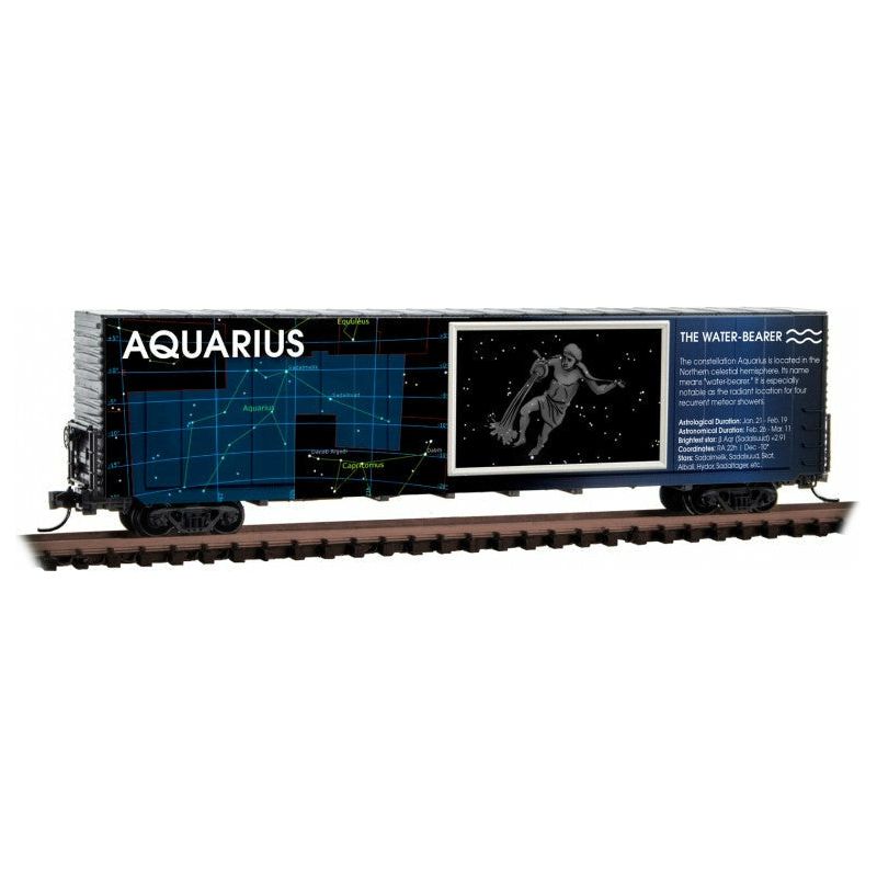Micro-Trains, N Scale, 102 00 213, 60' Hi-Cube Boxcar,  Constellation - Acquarius
