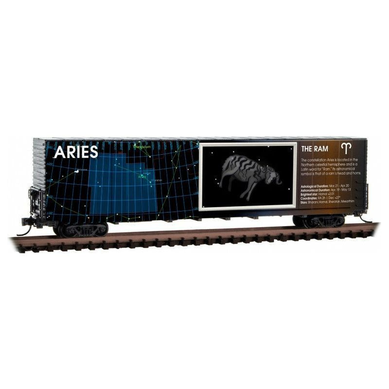 Micro-Trains, N Scale, 102 00 215, 60' Hi-Cube Boxcar,  Constellation - Aries