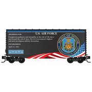 Micro-Trains, N Scale, 101 00 761, 40' Hy-Cube Box Car With Single Door, Military Valor Award US Air Force Medal Of Honor
