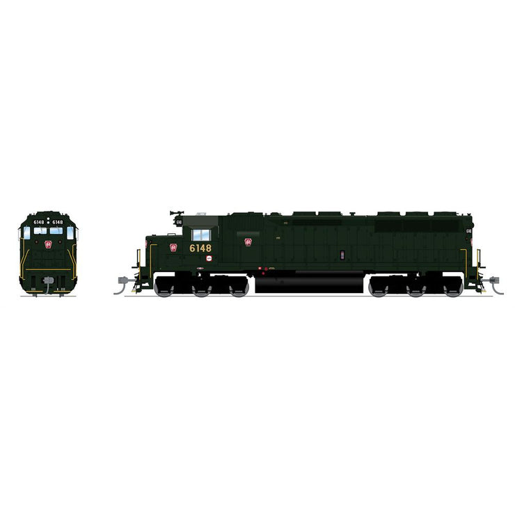 Broadway Limited Imports, HO Scale, 4290, EMD SD45, Pennsylvania Railroad, #6157