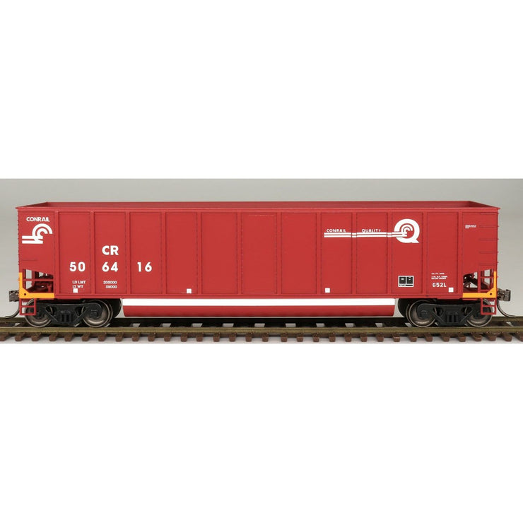 Intermountain, HO Scale, 4400003, 13-Panel Coalporter, Conrail, Conrail Quality G52L - EABS - Orange