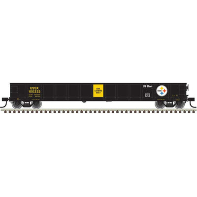 Atlas Trainman, HO Scale, 20006871, Evans 52' Gondola, US Steel, #100332