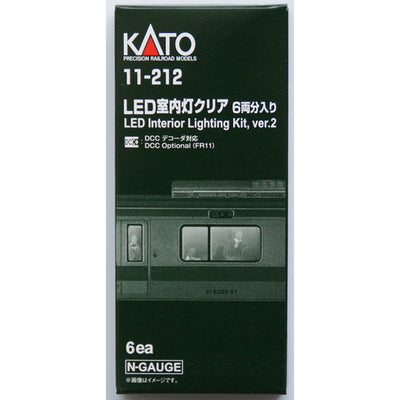 Kato, N Scale, 11212, LED Passenger Car Lighting Kit, 6 Each