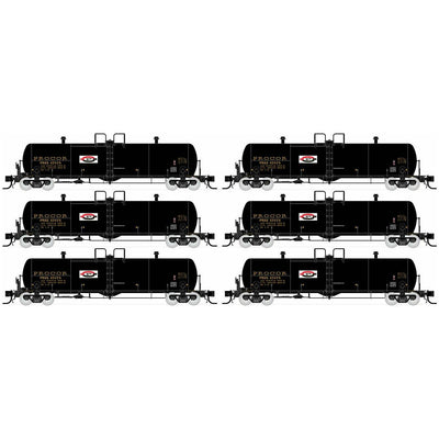 Rapido, 535003, N Scale, Procor 20K gal Tank Car, PROX  As Delivered Split "P" Logo - 6-Pack #1