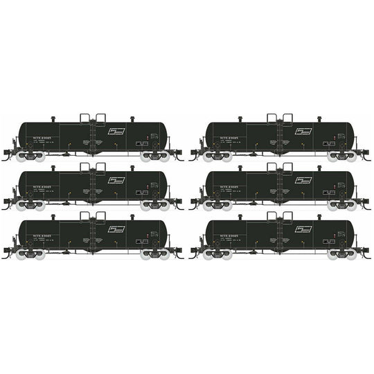 Rapido, 535008, N Scale, Procor 20K gal Tank Car, NCTX North American - 6-Pack #2