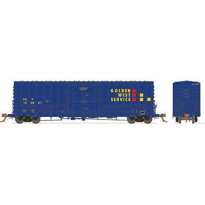 Rapido, N Scale, 537003, B100 Box Cars, Golden West Service (Ventura County), (6 Pack) #1