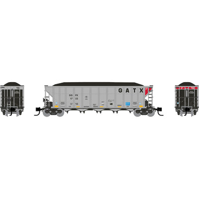 Rapido, N Scale, 538017, AutoFlood III RD Coal Hoppers, GGPX, #3 (6 Pack)