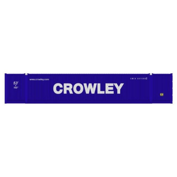 Kato, N Scale, 80054K, 53' Magnetic Intermodal Containers, Crowley, (2 Pack)