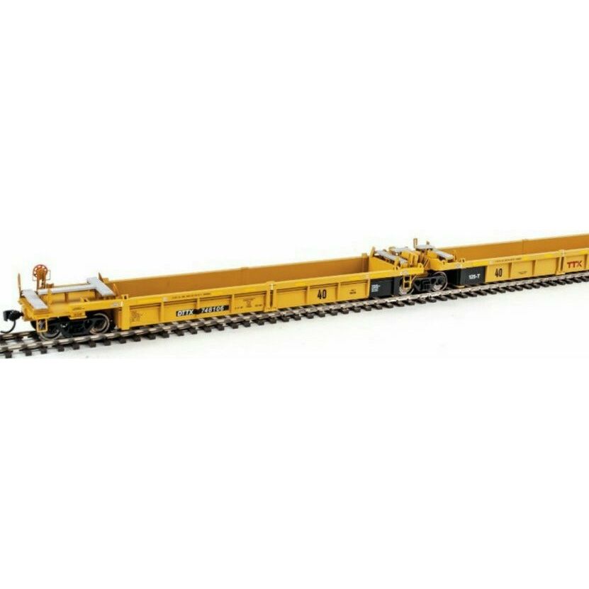 Walthers Mainline, HO Scale, 910-55652, Thrall Rebuilt 40' Well Cars, DTTX, #748273, A-E (5)