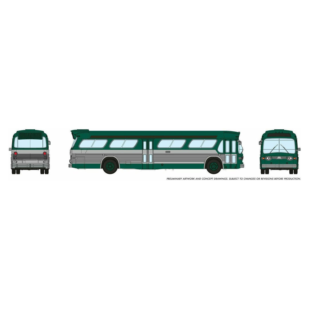 Rapido, N Scale, 573004, New Look Bus, New York - Green
