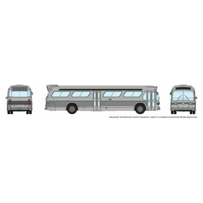 Rapido, N Scale, 573099, New Look Bus, Generic Silver