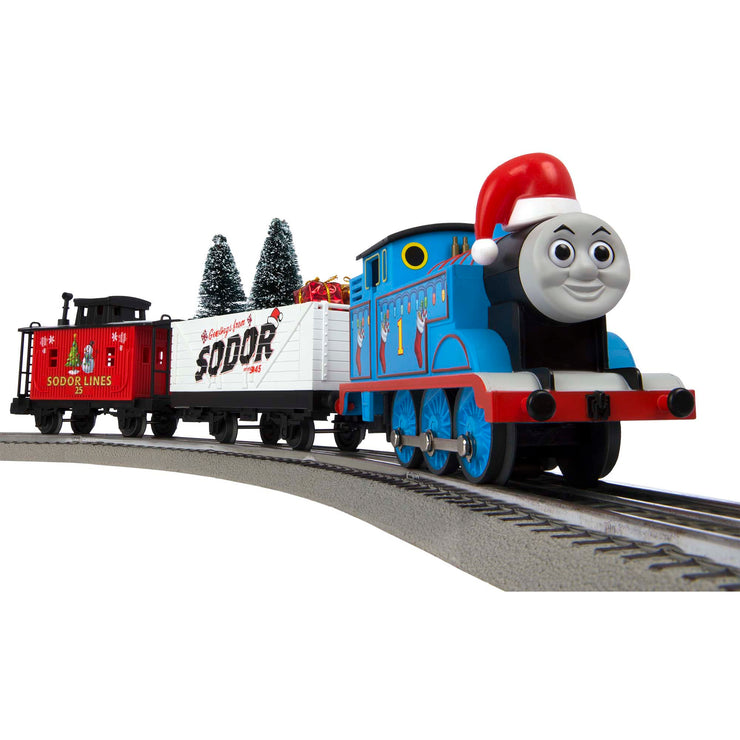 Lionel, O Scale, 6-85324, Thomas And Friends Christmas Freight LionChief Set With Bluetooth