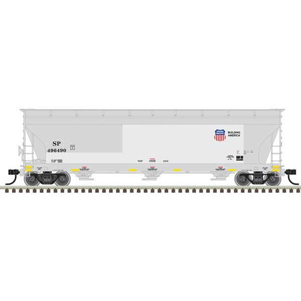 Atlas Master Line, HO Scale, 20006945, 4650 Centerflow Hopper, Union Pacific (Ex-SP Patch), #496490