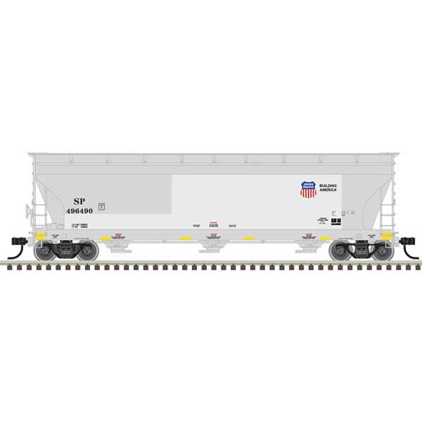 Atlas Master Line, HO Scale, 20006946, 4650 Centerflow Hopper, Union Pacific (Ex-SP Patch), #496599