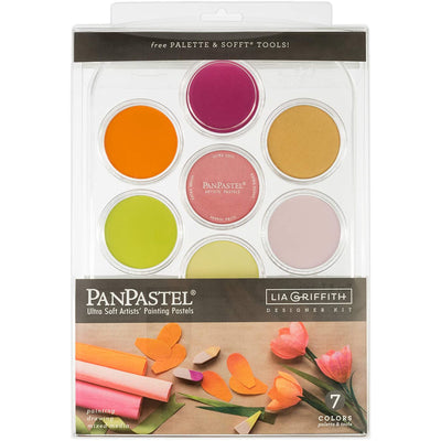 PanPastel, 30083, Lia Griffith Flower Coloring Kit, (7 Colors)