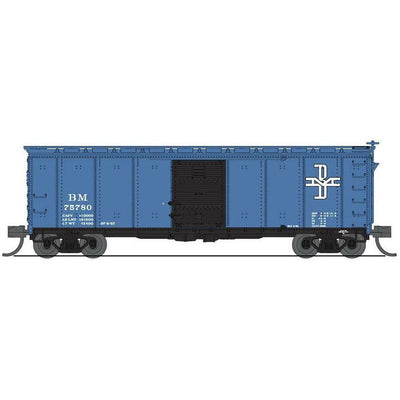 Broadway Limited Imports, N Scale, 7274, USRA 40' Steel Box Cars, Boston And Maine, (2 Pack)