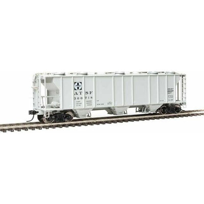 Walthers Mainline, HO Scale, 910-7007, 50' PS-2 2893, 3-Bay Covered Hopper, Santa Fe, #300755