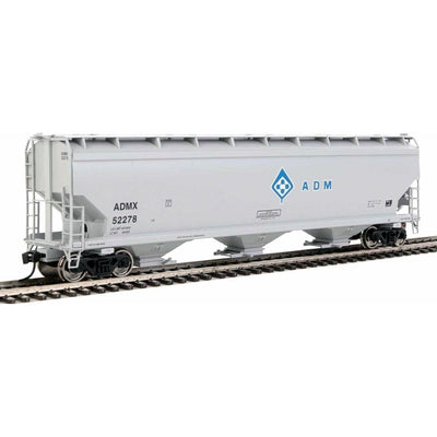 Walthers Mainline, HO Scale, 910-7715, 60' NSC 5150 3-Bay Covered Hopper, Archer-Daniels-Midland, #52333