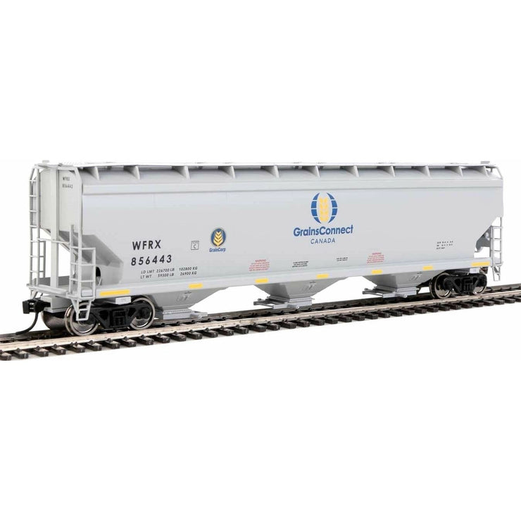 Walthers Mainline, HO Scale, 910-7731, 60' NSC 5150 3-Bay Covered Hopper, Grain Connect (WFRX), #856643