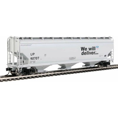 Walthers Mainline, HO Scale, 910-7735, 60' NSC 5150 3-Bay Covered Hopper, Union Pacific, #90753