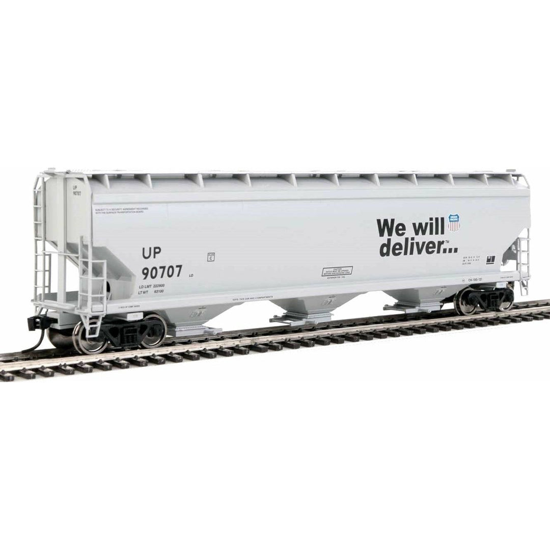 Walthers Mainline, HO Scale, 910-7734, 60' NSC 5150 3-Bay Covered Hopper, Union Pacific, #90725
