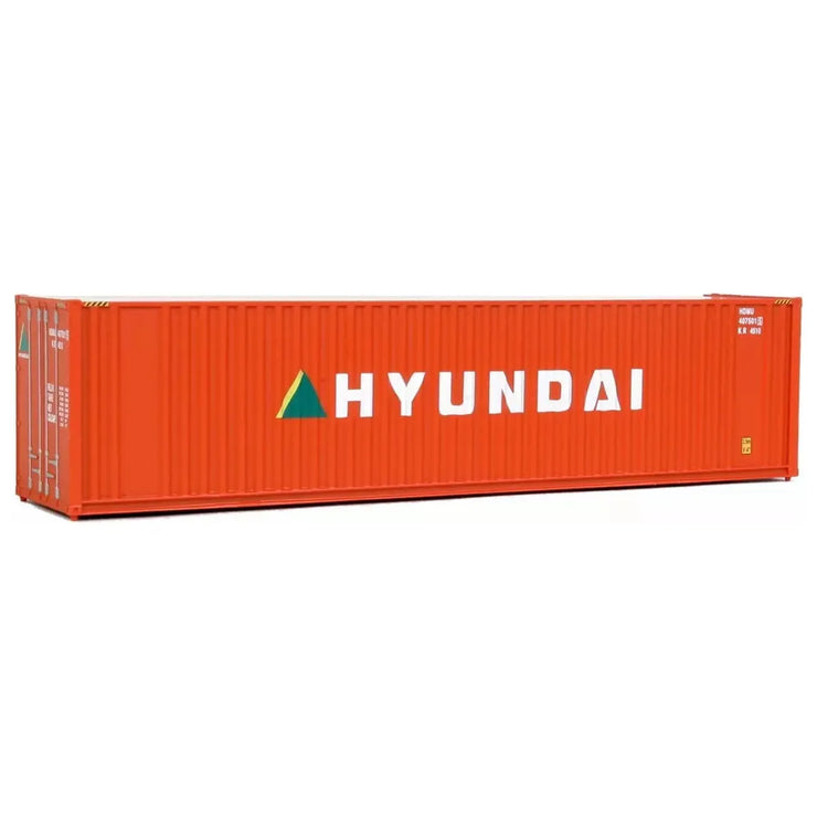 Walthers SceneMaster Line, HO Scale, 949-8207, 40' Hi-Cube Corrugated Side Container, Hyundai