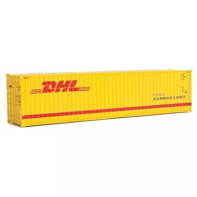 Walthers SceneMaster Line, HO Scale, 949-8267, 40' Hi-Cube Corrugated Side Container, DHL