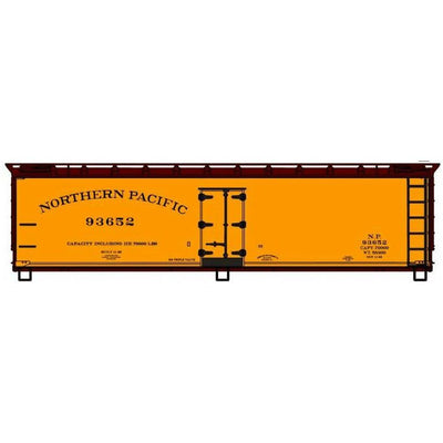 Accurail, HO Scale, 81442, 40' Wood Box Car And Reefer, Northern Pacific, #93652, (HO Scale Kit)