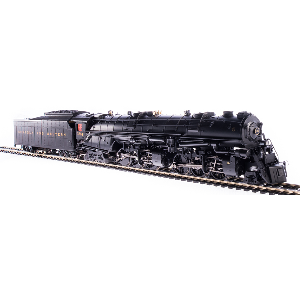 Broadway Limited, HO Scale, 5990, Class A, 2-6-6-4 Steam Locomotive, Norfolk and Western (In Service Version), #1218