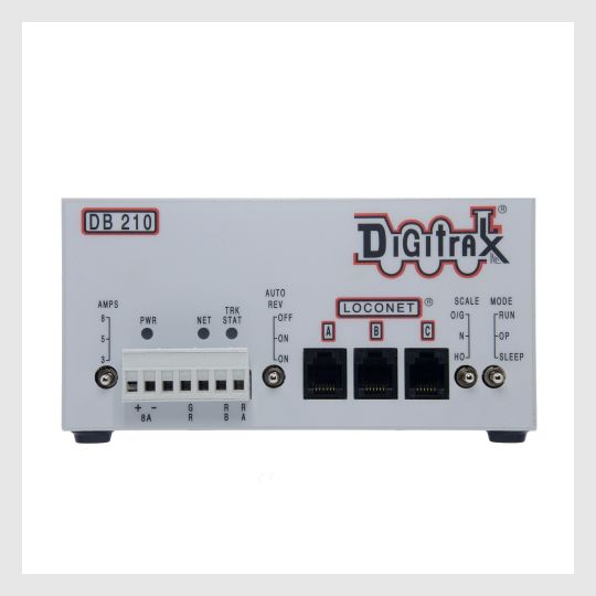 3493851856919 - Digitrax Db210 Advanced Loconet Single 3/5/8 Amp Autoreversing Dcc Booster - Rj's Trains