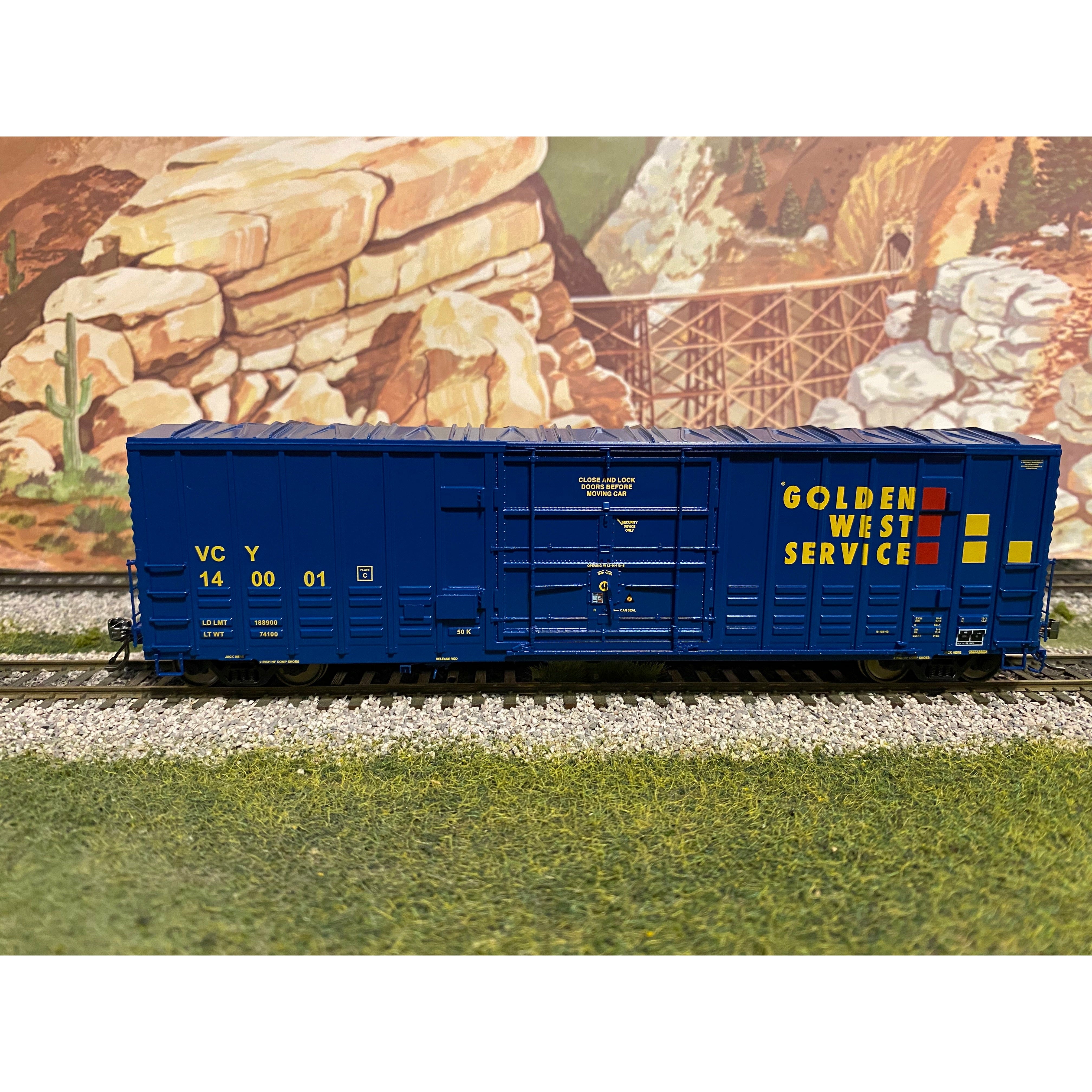 Rapido, HO Scales, 137003, B-100-40 Box Car, Golden West - Ventura County, (6-Pack #2)