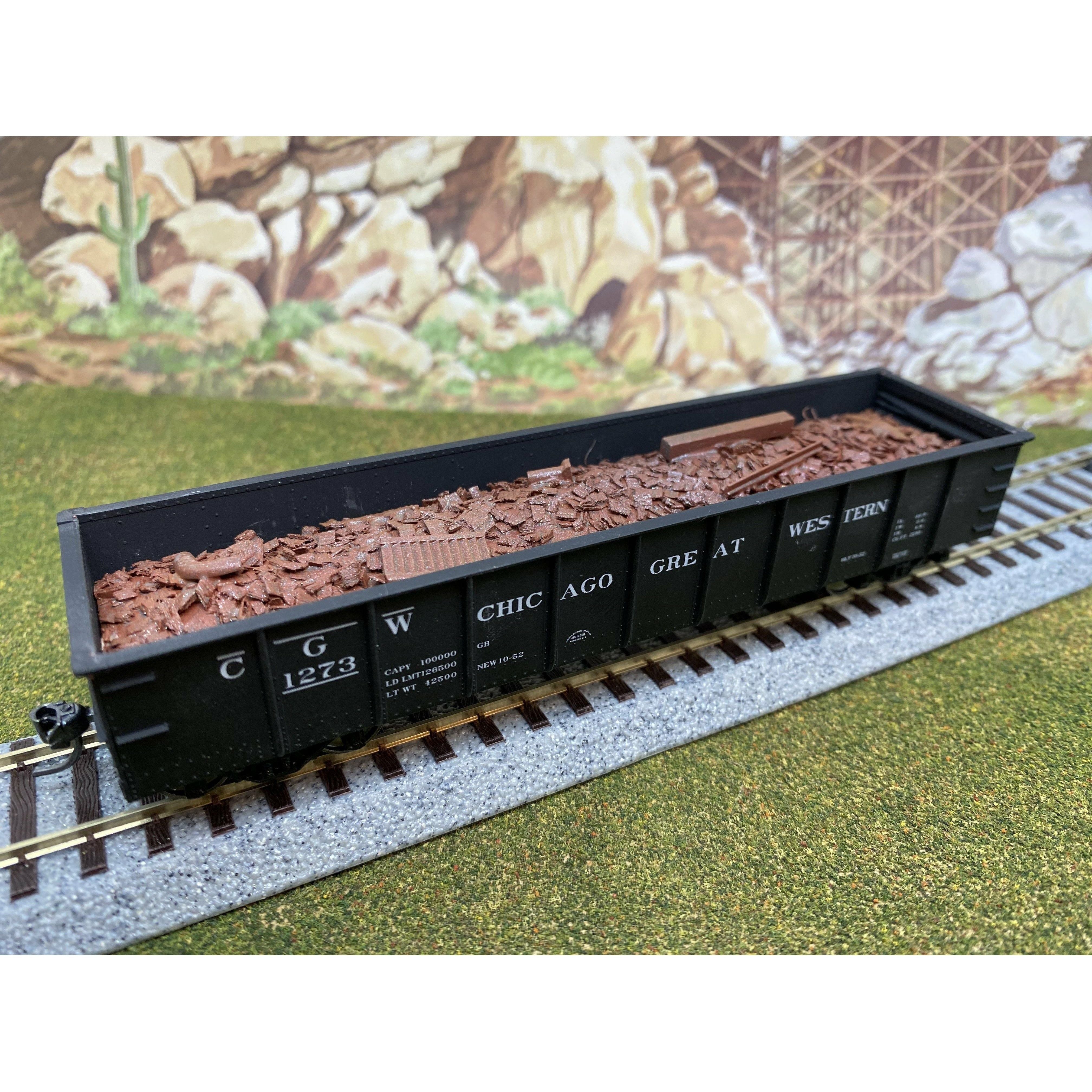 F&N Hobbies, 81104, HO Scale, Accurail 41' Gondola - Scrap Load (Single)