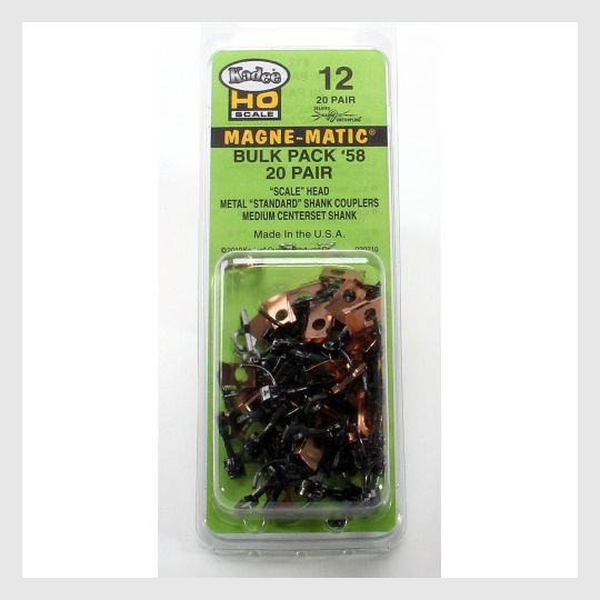 1473604419607 - Kadee Ho 12 Metal Couplers Bulk Pack #58 (20 Pair) - Rj's Trains