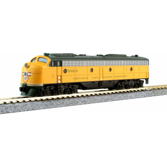 Kato, N Scale, 106-104, EMD E8A and Pullman Bi-Level "400" Train, Chicago and North Western (6-Unit Set)