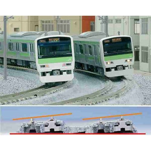 Kato, N Scale, 20-870, Unitrack Double Track Variation Set 11 (Super Elevated Curves And Modern Concrete Ties)