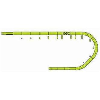 Kato, N Scale, 20-871, Unitrack Double Track, Variation Set 12, (Super  Elevated Curves And Modern Concrete Ties)