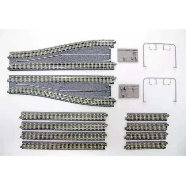 Kato, N Scale, 20-874, Unitrack Double Track Set For Overhead Station Or Platforms, Variation Set 15 (Concrete Tie Appearance)