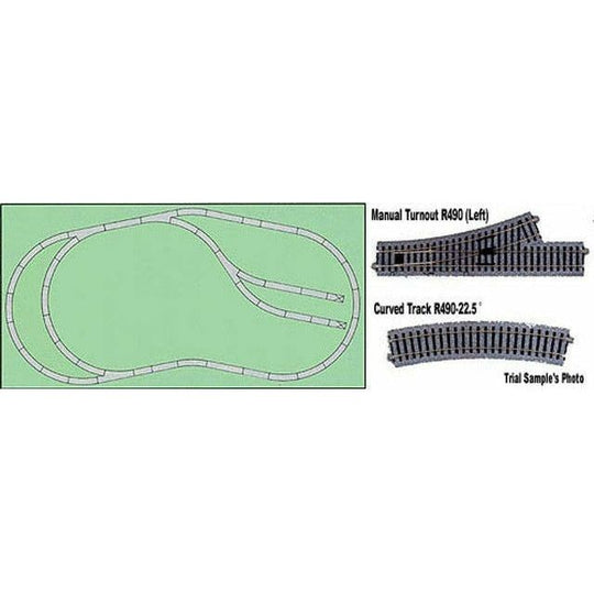 Kato, HO Scale,  3-103, Unitrack World's Greatest Hobby Track Set