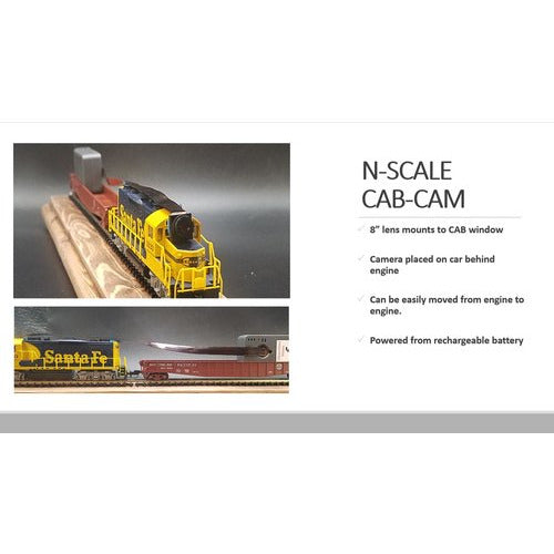 Choo Choo Vision, CCV-CAB-CAM N Scale Model Railroad Video Camera