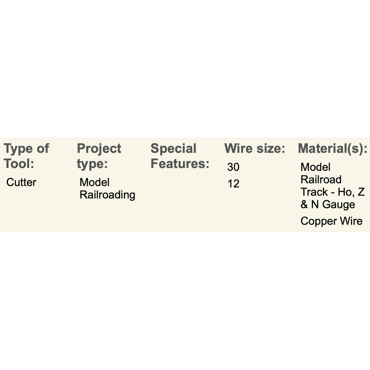 Xuron, 90137, Model 2175M, Vertical Track Cutter