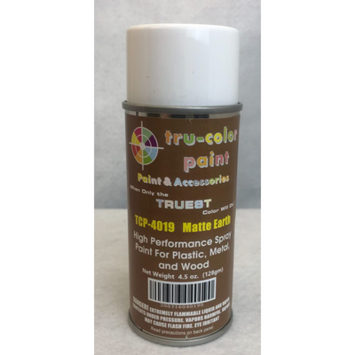 Tru-Color Paint, TCP-4019, Spray Paint, Matted Earth, 4.5 oz