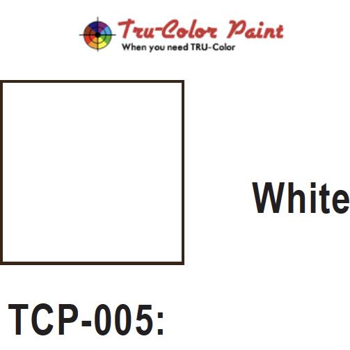 Tru-Color Paint, TCP-005, Airbrush Ready, White, 1 oz