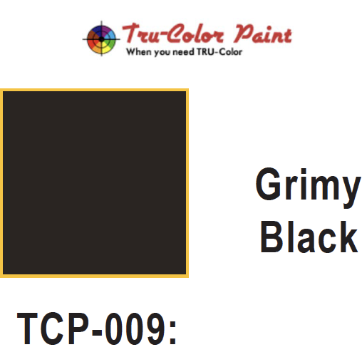 Tru-Color Paint, TCP-009, Airbrush Ready, Grimy Black, 1 oz
