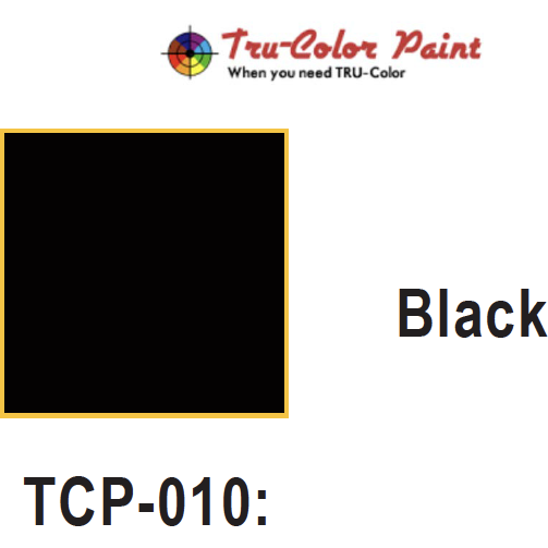Tru-Color Paint, TCP-010, Airbrush Ready, Black, 1 oz